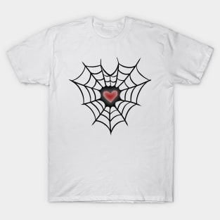 heart spider net T-Shirt